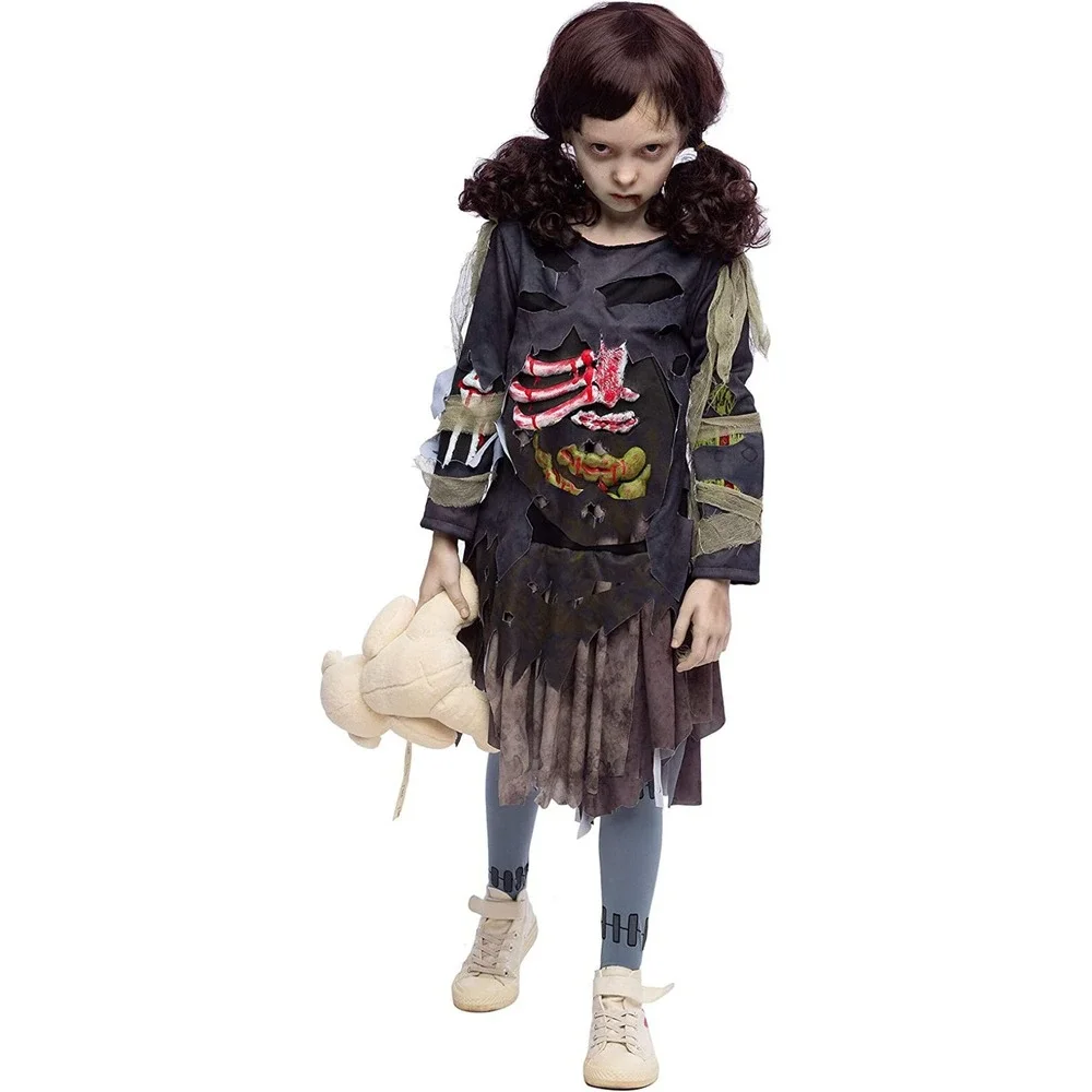 Spooktacular Creations Scary Halloween Zombie Girl, Medium